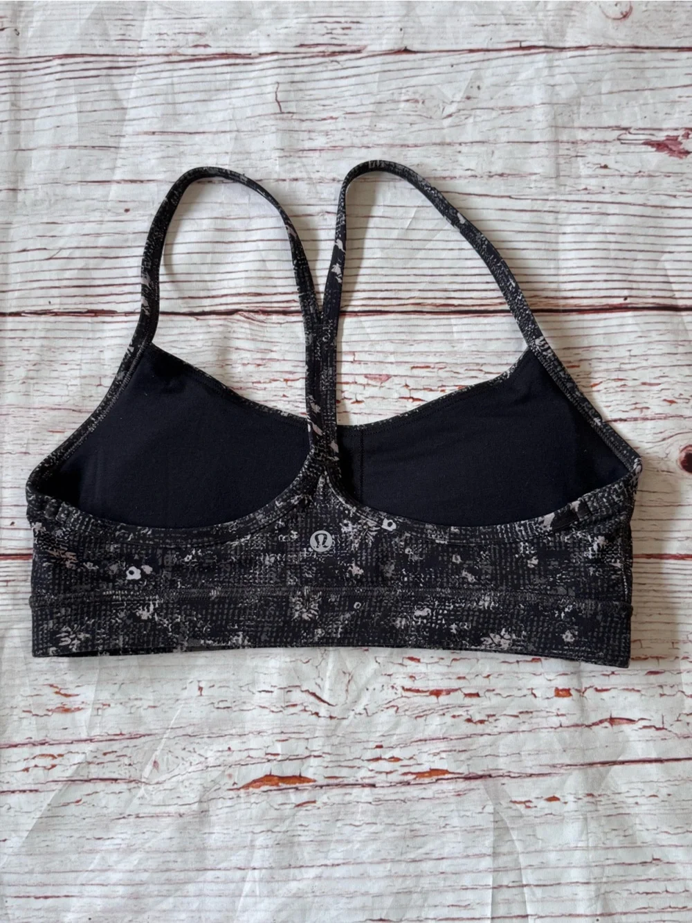 Lululemon Flow Y Bra Nulu Light Support in Equalized Multi Sz 8